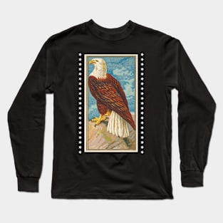 Vintage Eagle Illustration Long Sleeve T-Shirt